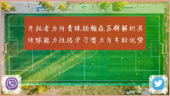 开拓者为何青睐杨瀚森苏群解析其传球能力性格学习潜力与年龄优势