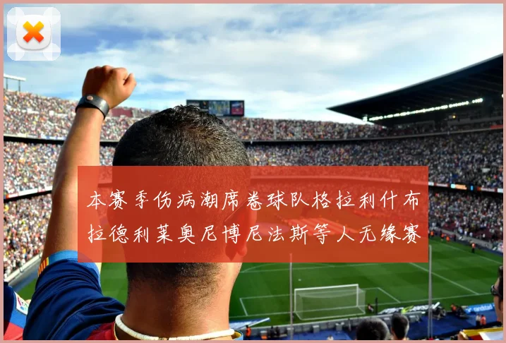 本赛季伤病潮席卷球队格拉利什布拉德利莱奥尼博尼法斯等人无缘赛季余下比赛